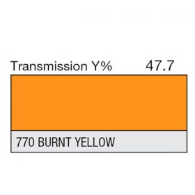 LEE Filter Full Sheet 770 Burnt Yellow