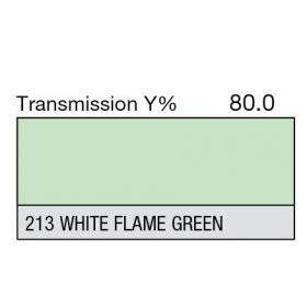 LEE Filter Full Sheet 213 White Flame Green