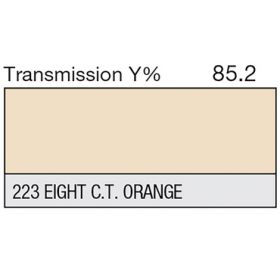 LEE Filter Full Sheet 223 Eighth C.T Orange