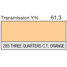 LEE Filter Full Sheet 285 Three Qtr C.T Orange