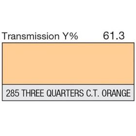 LEE Filter Roll 285 Three Quarter C.T Orange