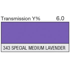LEE Filter Full Sheet 343 Special Medium Lavender