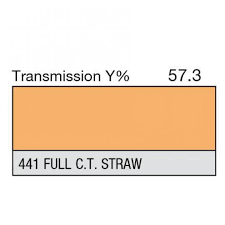 LEE Filter Roll 441 Full C.T. Straw