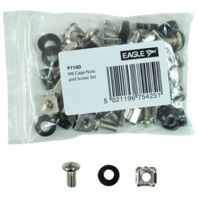 Eagle M6 Cage Nuts And Screw Set (Pack of 20)  (P710D)