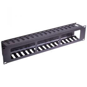 Eagle Cable Tidy Panel With Cover For All 19 Inch Cabinets and Racks Size 2U (P710K)