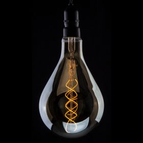 Prolite 4W Dimmable LED PS160 Smoked Spiral Filament Lamp 2200K ES