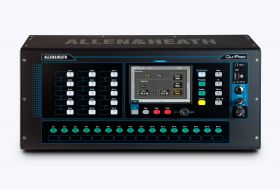 Allen & Heath Qu-PAC  Rack-mountable Compact Digital Mixer: 16 Mic/Line (32 Mon + 3 St Inputs via dSnake), 12 XLR outs, Touchscreen