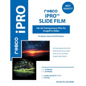 Rosco 26527995A410 iPRO Slide Film 10 pack A4