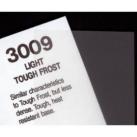 Rosco 3009 Cinegel Diffusion Roll - Light Tough Frost