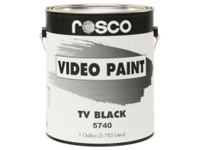 Rosco 574017 - TV paint Black (3.79 Litres)