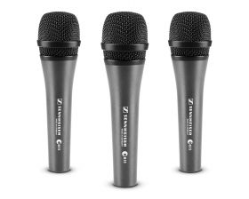 Sennheiser 3PACK e835 Microphone set with 3x e 835, vocal mic set