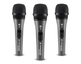 Sennheiser 3-PACK e835-S Microphone set with 3x e 835 S