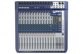 Soundcraft Signature 16 Compact 16i/p Analogue Mixer with Effects & USB