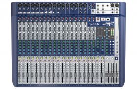 Soundcraft Signature 22 Compact 22i/p Analogue Mixer with Effects & USB