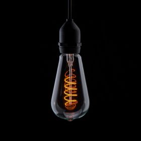Prolite 4W Dimmable LED ST64 Spiral Funky Filament Lamp BC, 1800K