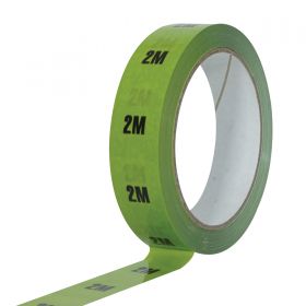 eLumen8 Cable Length ID Tape 24mm x 33m - 2m Light Green
