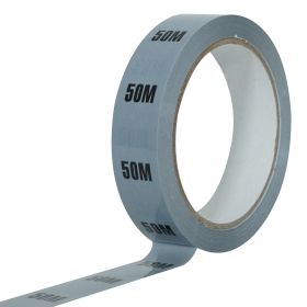 eLumen8 Cable Length ID Tape 24mm x 33m - 50m Grey