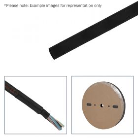 eLumen8 9.5mm (3/8'') Heatshrink Tubing, 2:1 Black, 100m