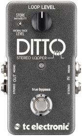 tc electronic Ditto Stereo Looper - Ditto Looper With Stereo I/O and Back Tracking