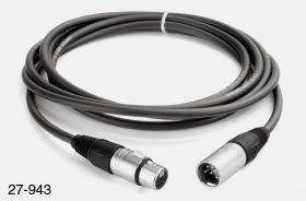 Tecpro Dual Circuit Cable (XLR 6 Pin) - 3m