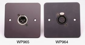 Tecpro WP970 Wallplate Dual Circuit XLR 5 Pin Male