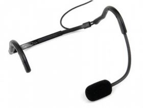 Trantec TS66 Headset, sweat resistant aerobic-type, Lemo, Black
