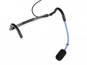 Trantec TS66 Headset, sweat resistant aerobic-type, Lemo, Blue