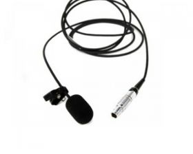 Trantec MIC-X55 LM-55 Lavalier Microphone, extended frequency response, black