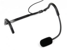Trantec MIC-X66-BK HM-66 Headset, sweat resistant aerobic-type, black