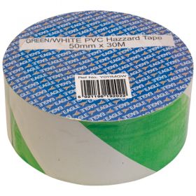 Eagle  Hazard Tape 50 mm x 30 m Colour Green/White (Y011MGW)