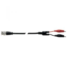 Eagle  Black/Red 0.9 m 50 Ohm Coaxial Test Lead with BNC Plug and Red/Black Crocodile Clips At Ends  (Y242)