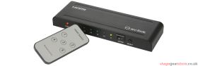 Discontinued av:link HDM51 HDMI Switcher 5x1 with IR - 128.824UK