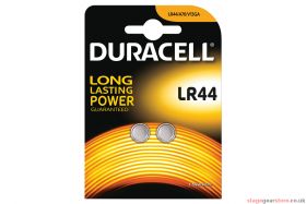 Duracell Duracell LR44 Alkaline Button Cell Battery Card of 2 656.996UK