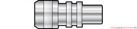 av:link Precision Aluminium Coaxial Plug - Bulk Packed - 765.534UK