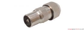av:link Nickel plated precision coaxial plug - bulk - 765.539UK