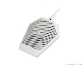 Audio Technica U851RWb Cardioid Condenser Boundary Microphone White Phantom Only