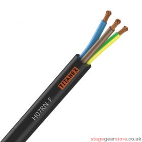 Titanex H07-RNF 2.5mm 3 Core Rubber Cable 100m