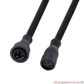 LEDJ 1m Exterior Spectra Series DMX 3-Pin Male - Female Cable