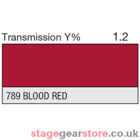 LEE Filter Full Sheet 789 Blood Red