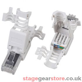 Eagle Cat6A UTP RJ45 Tool-less Plug with Fixed Ring