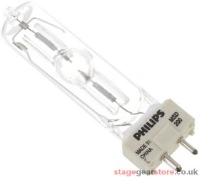 Philips Theatre Lamp - MSD200 Metal Halide 200w GY9.5 - Single Ended