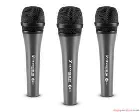 Sennheiser 3PACK e835 Microphone set with 3x e 835, vocal mic set