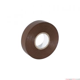 eLumen8 Economy PVC Insulation Tape 19mm x 33m - Brown